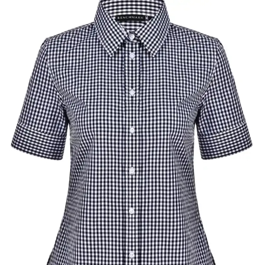 Picture of Winning Spirit, Ladies Gingham Check S/S Shirt